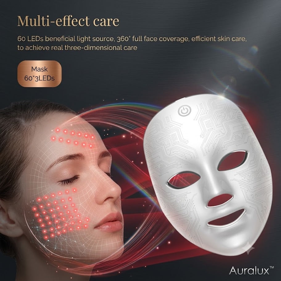 Auralux™ – Wireless 7-color LED Mask 2.0