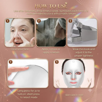 Auralux™ – Wireless 7-color LED Mask 2.0