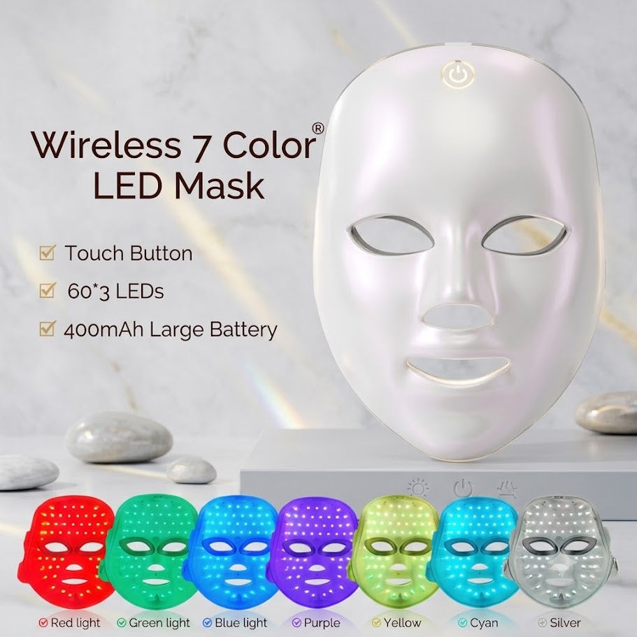 Auralux™ – Wireless 7-color LED Mask 2.0